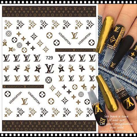 louis vuitton nail stickers amazon|louis vuitton nail foil.